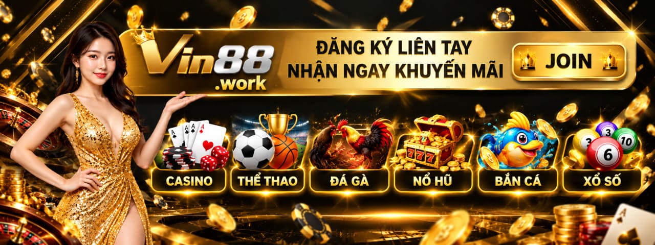 Banner trang chủ nhà cái Vin88