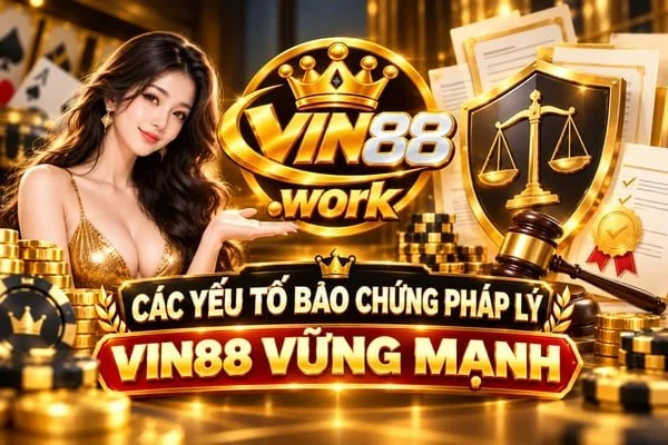 Các yếu tố bảo chứng pháp lý Vin88 vững mạnh Thông tin về giấy phép và các yếu tố pháp lý của VIN88