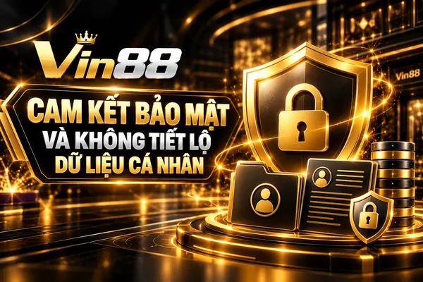 Cam kết bảo mật và không tiết lộ dữ liệu cá nhân Vin88.