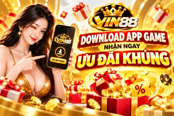 Download app game nhận ngay ưu đãi khủng Download App Vin88 tải ứng dụng và nhận ưu đãi hấp dẫn