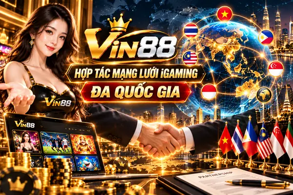 Hợp Tác Mạng Lưới iGaming Đa Quốc Gia Hợp tác mạng lưới iGaming đa quốc gia Vin88 với bản đồ kết nối quốc tế