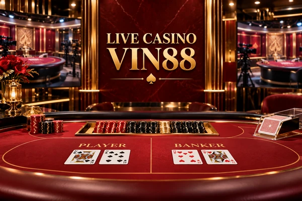 Khám phá Live Casino Vin88 Không gian Live Casino Vin88 với bàn chơi trực tuyến