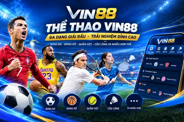 Thể thao Vin88 với đa dạng môn thể thao trực tuyến