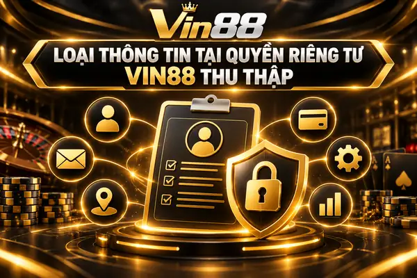 Các loại thông tin Vin88 thu thập trong chính sách quyền riêng tư