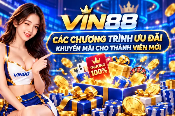 chương trình ưu đãi khuyến mãi VIN88 cho thành viên mới