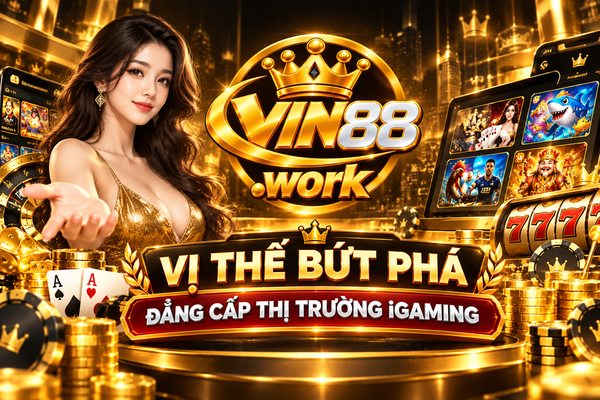 Vị thế bứt phá đẳng cấp thị trường iGaming Vị thế VIN88 trên thị trường iGaming với nền tảng giải trí trực tuyến hiện đại