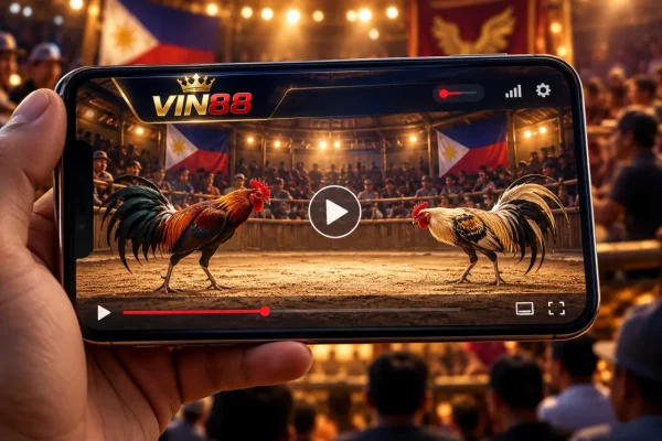 trường gà Philippines với giao diện xem trực tuyến tại Vin88